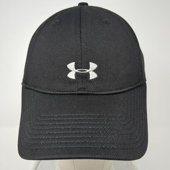 Under Armour Baseball Cap Black One Size Adjustable Embroidered 6 Panel - Picture 2 of 9